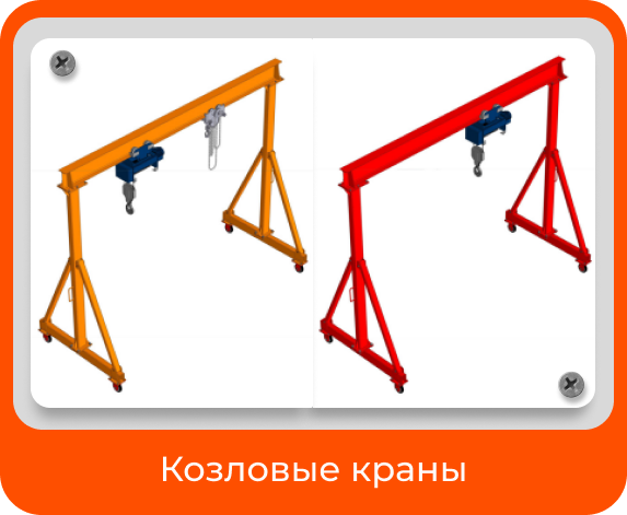 Мобильный козловой кран.