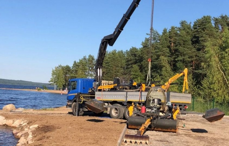 Автоманипулятор КМУ аренда в Петербурге